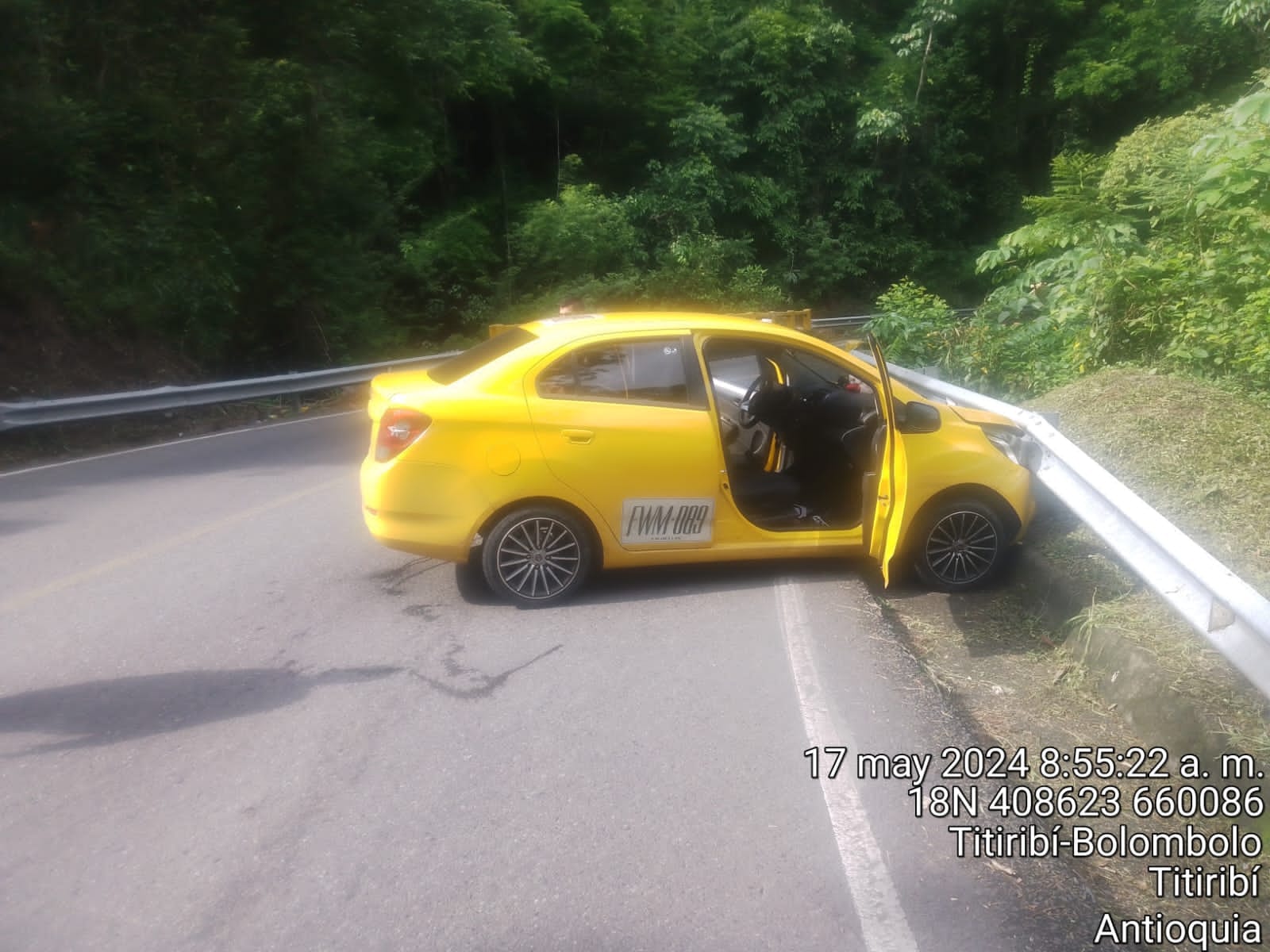 Indignación por taxista que atropello a niño de nueve años en vía de Antioquia