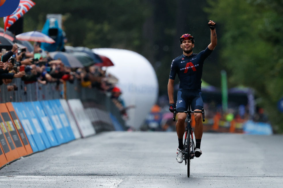 Filippo Ganna se quedó con la quinta etapa del Giro de Italia 2020