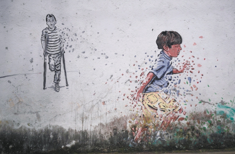 "Desfragmentacion inocencia", del cucuteño Luis Miguel Brahim.