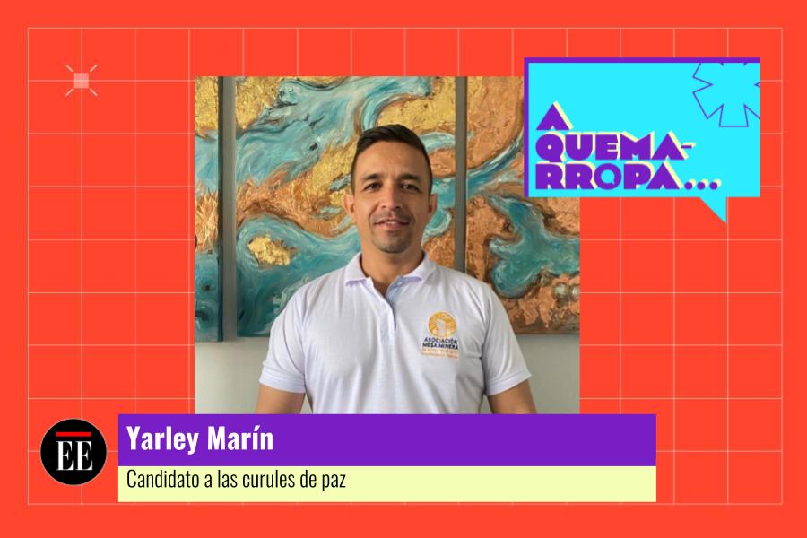 A Quemarropa con Yarley Marín, candidato a las curules de paz