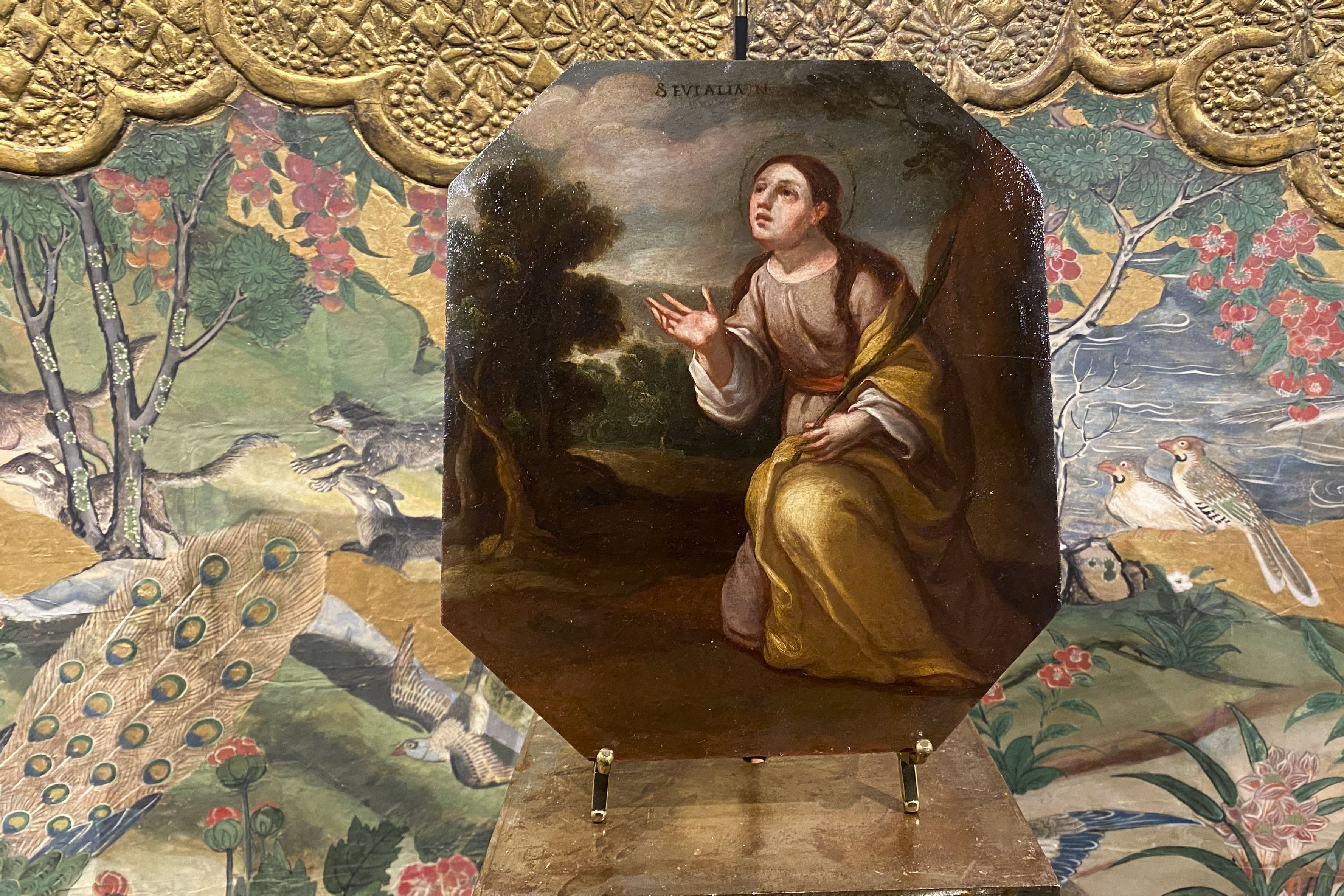 Pintura de Gregorio Vásquez, robada de iglesia San Ignacio en los 80, fue devuelta a Colombia por galerista argentino