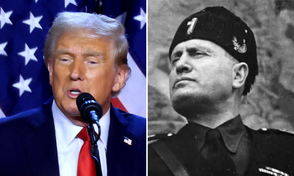 Escritor italiano Antonio Scurati compara a Trump con el populismo de Mussolini