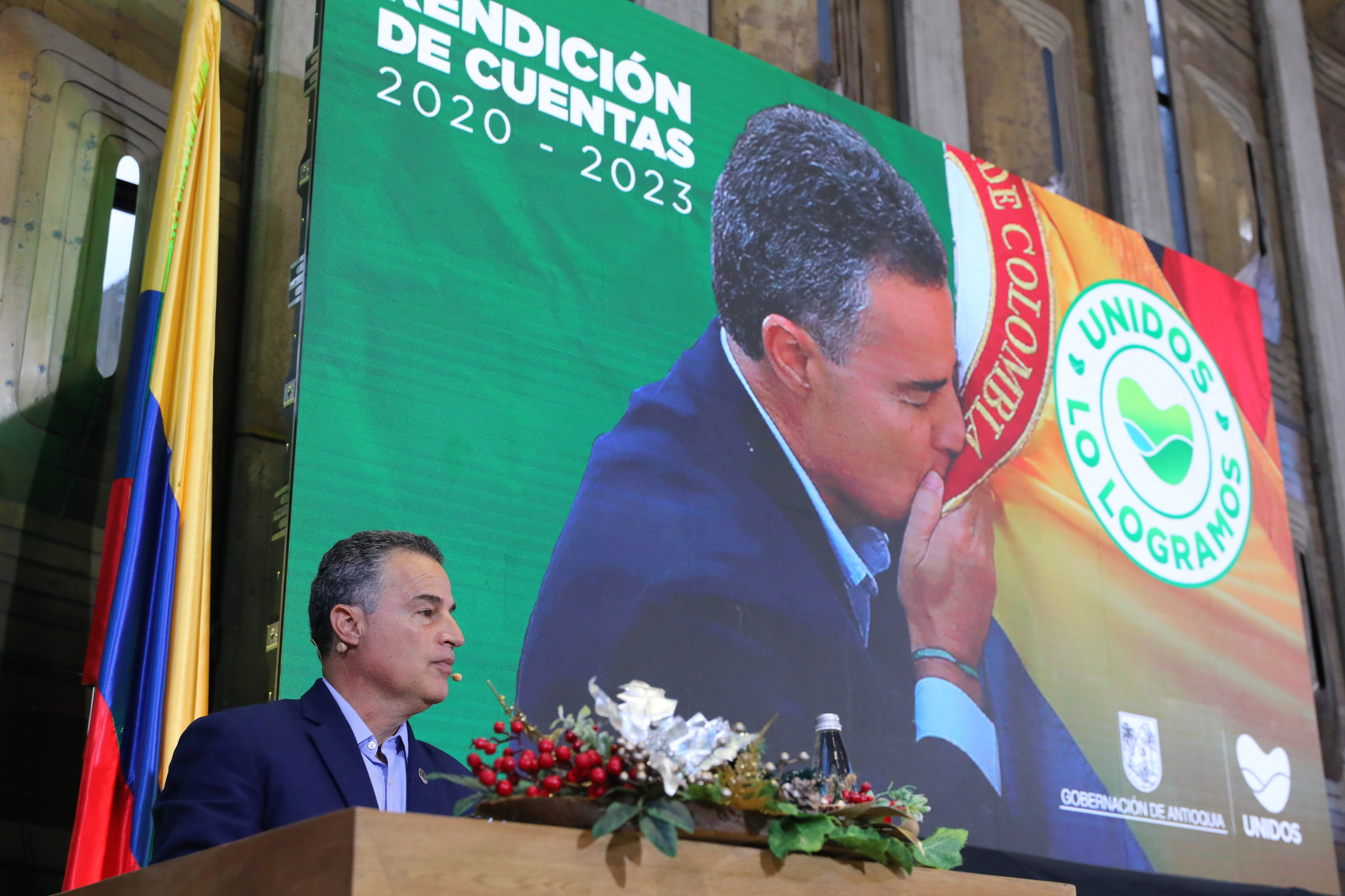 Aníbal Gaviria hizo rendición de cuentas con más de 100 mil obras ejecutadas