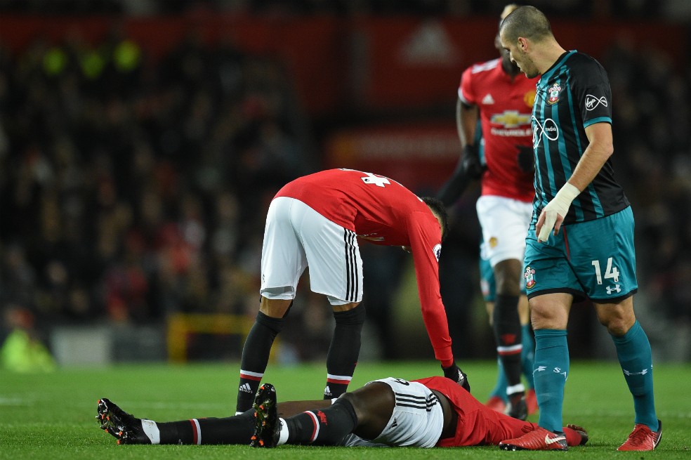 Ibrahimovic y Lukaku, bajas en el Manchester United