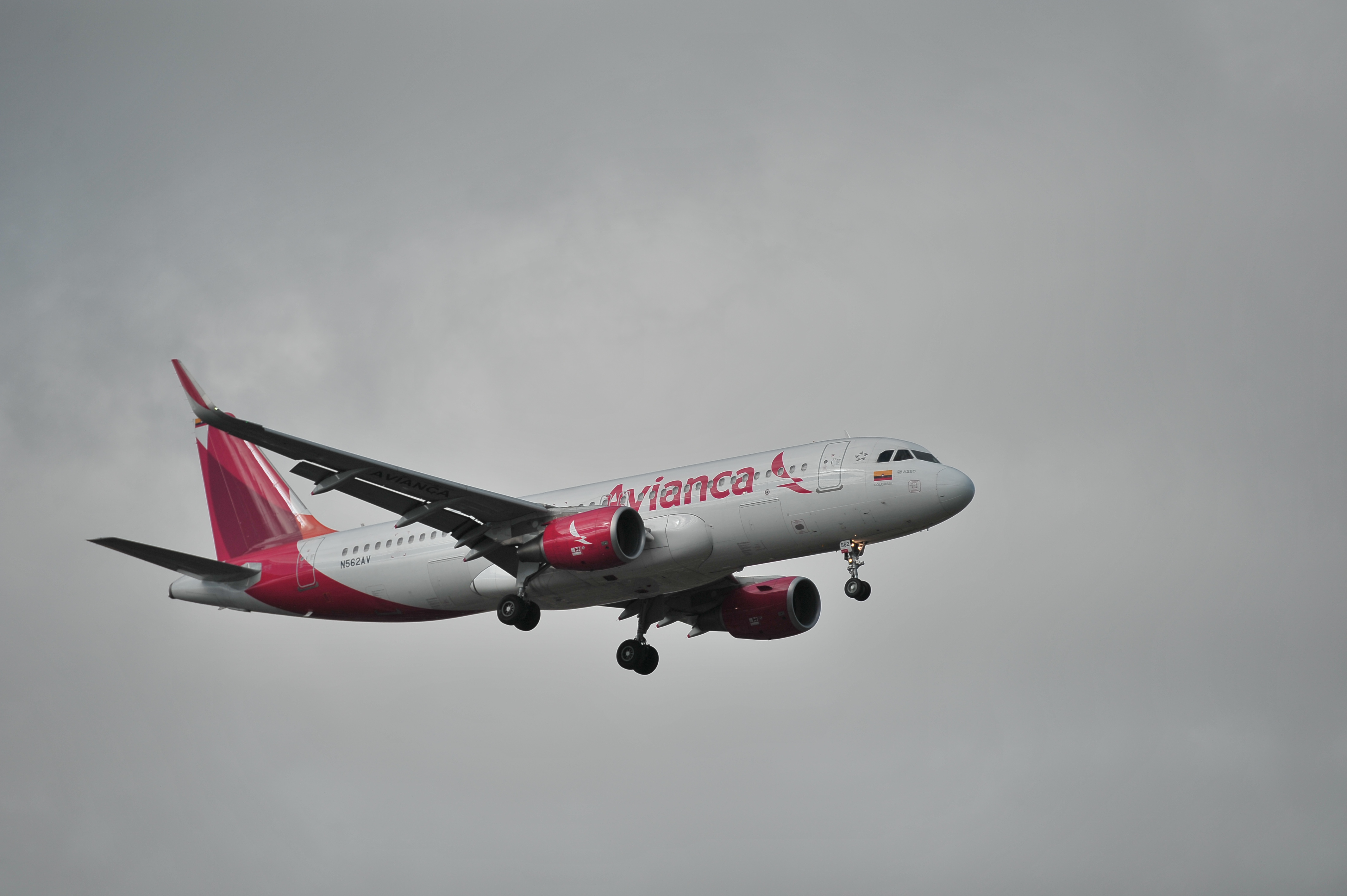 Colombia en un avión de Avianca