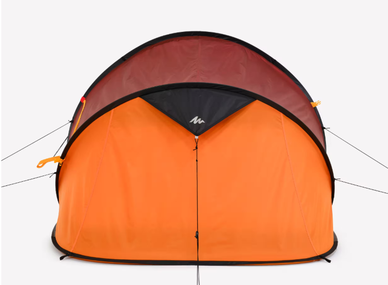 Carpa por detrás