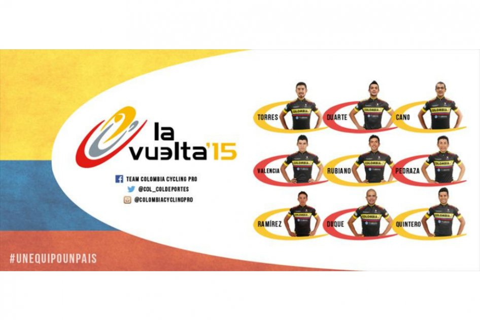 Los ‘Escarabajos’ del Team Colombia en la Vuelta a España
