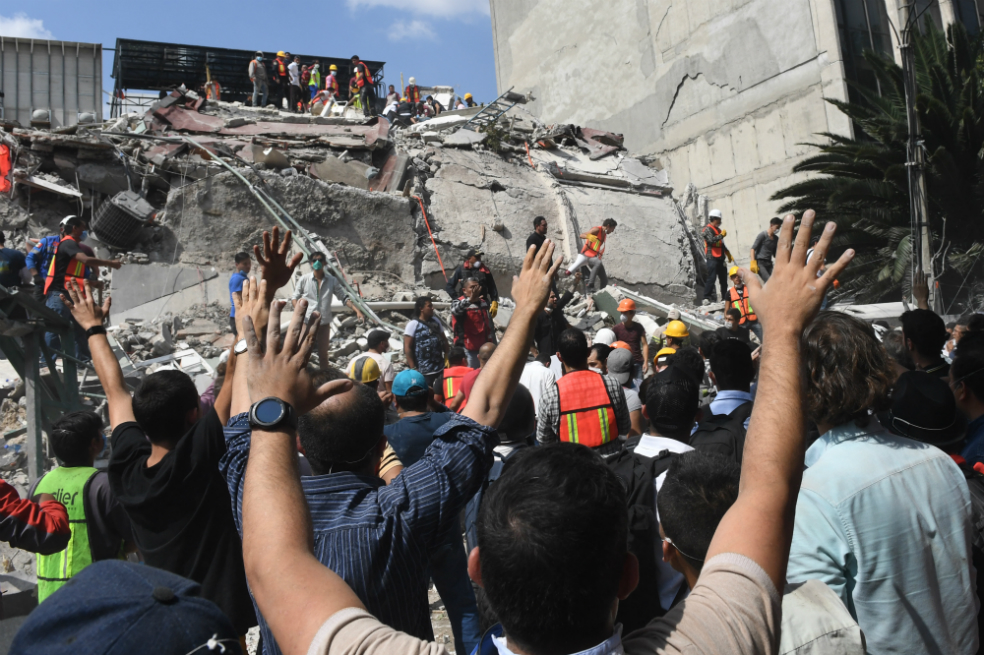 Un terremoto de 7,1 grados sacudió la Ciudad de México el pasado 19 de septiembre. 