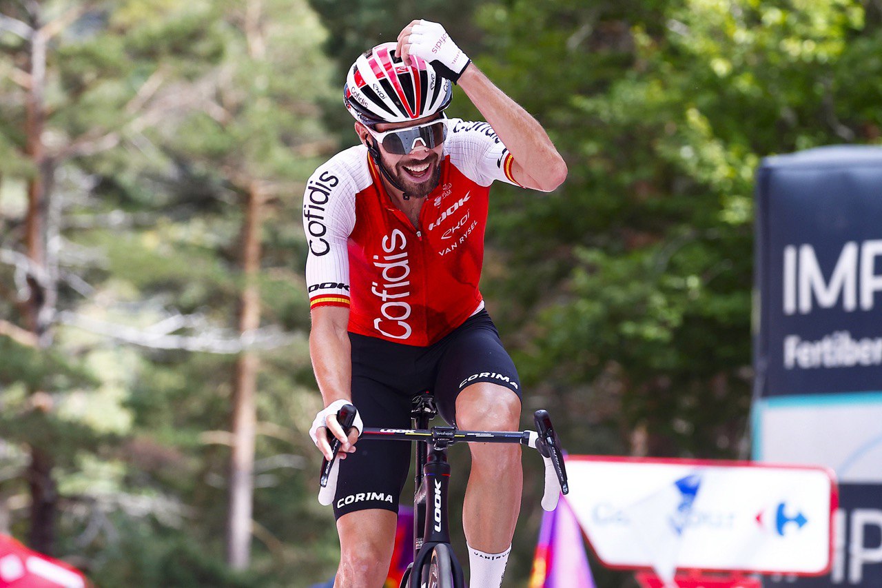 Jesús Herrada, el vencedor de la 11ª etapa de la Vuelta a España