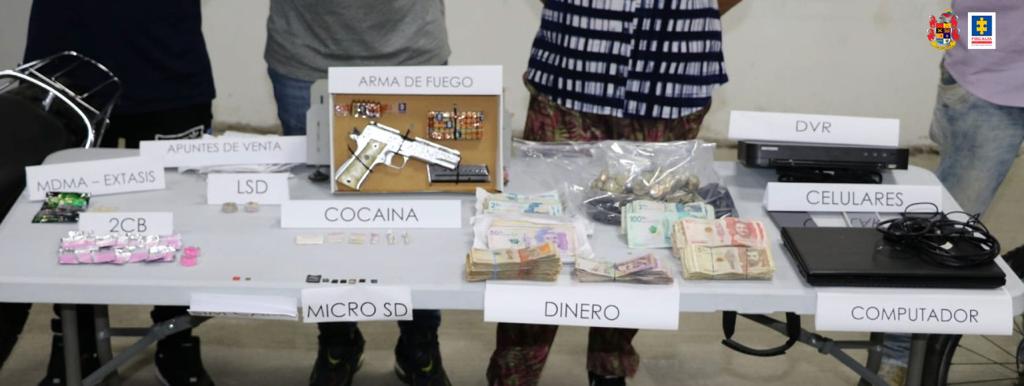 Drogas incautadas de la banda Los Judas