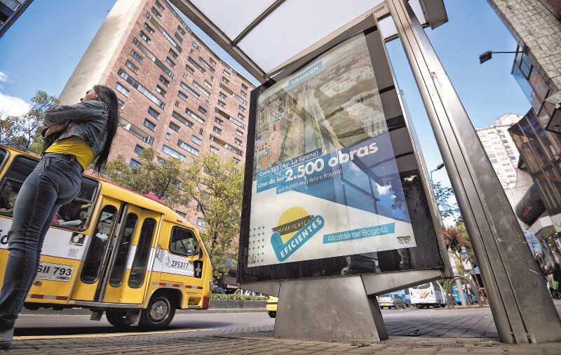 Modernización de los paraderos de Bogotá, a medias