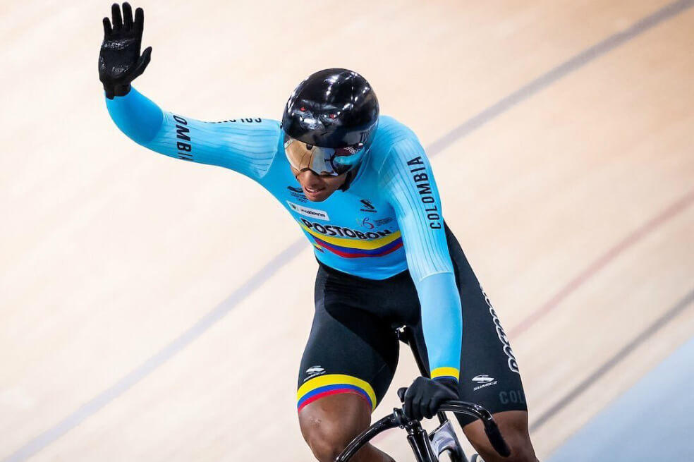 Kevin Santiago Quintero, plata en el keirin de la Copa Mundo de Canadá