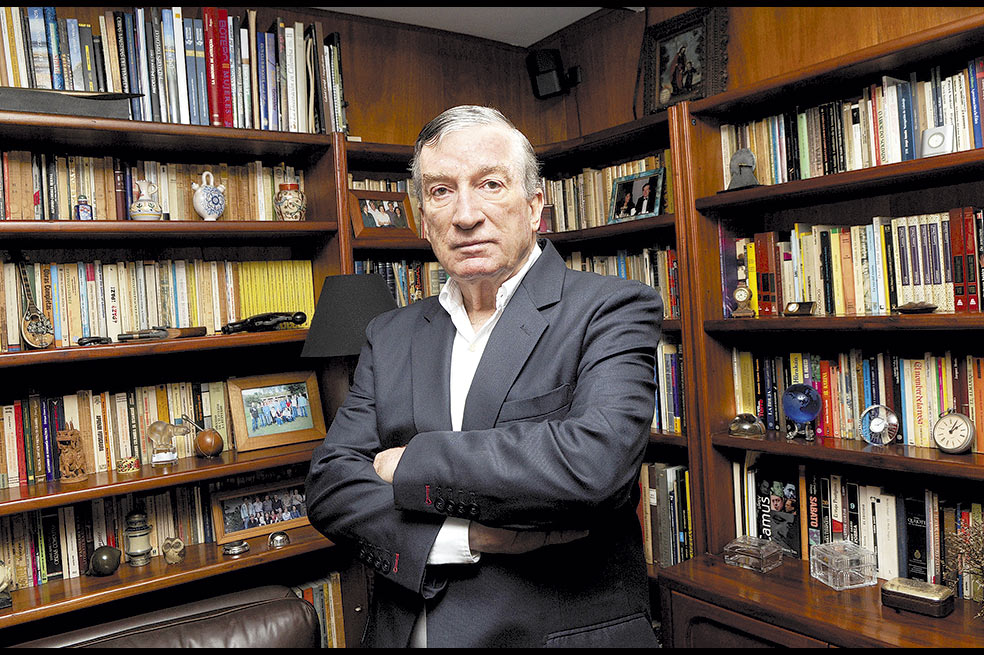 Nicanor Restrepo Santamaría lideró el Grupo Empresarial Antioqueño y fue partícipe de distintos procesos de paz en Colombia. /Luis Benavides