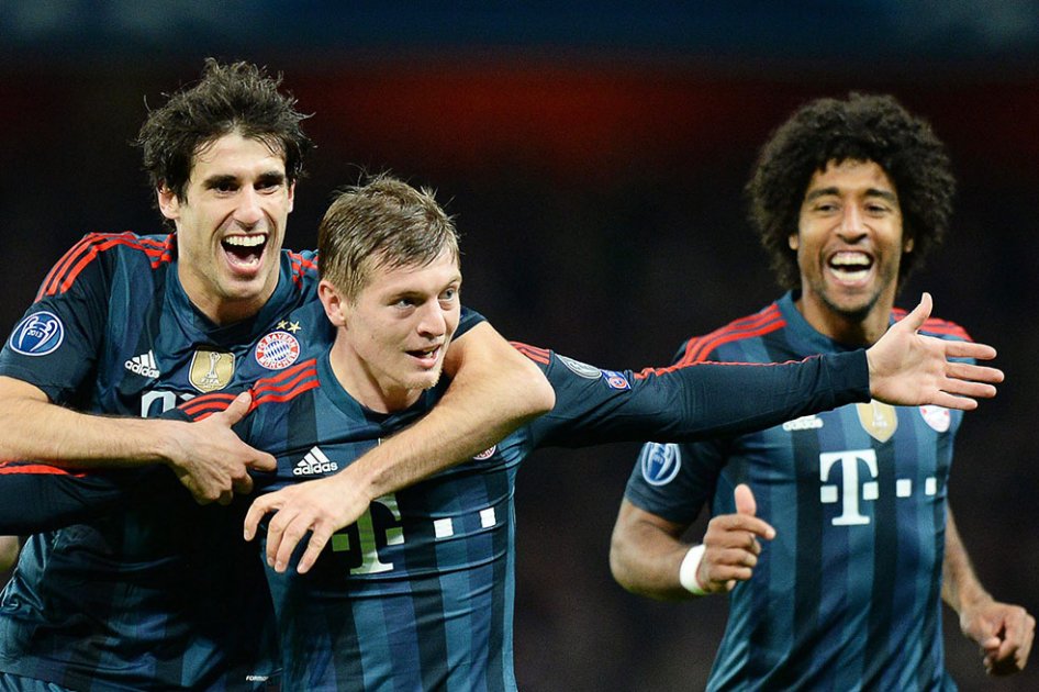 Bayern Múnich dio un paso importante a cuartos tras vencer al Arsenal
