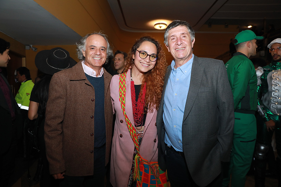 Felipe Noguera, Johanna Parada y Juan Ángel