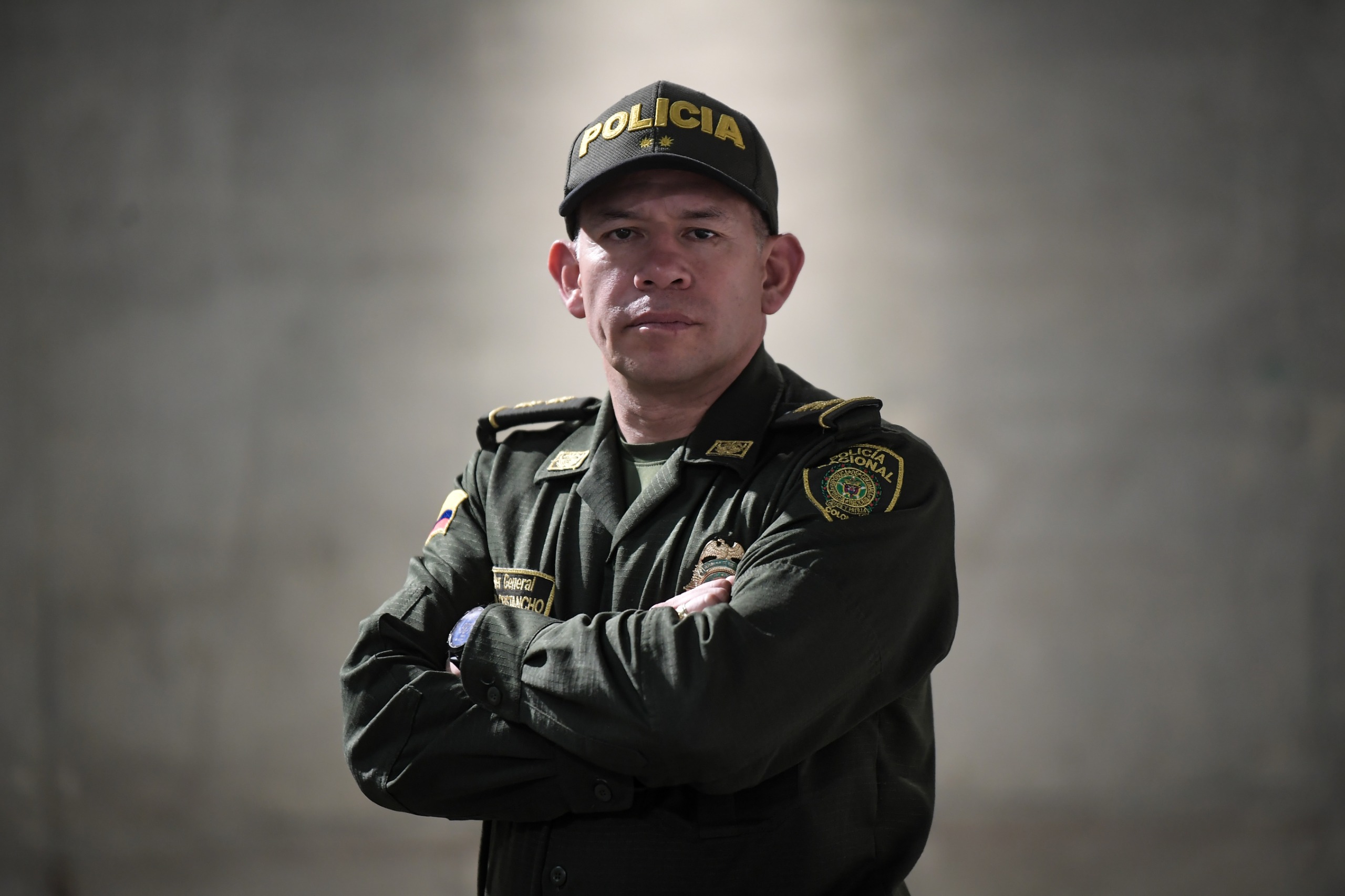 General Giovanni Cristancho Zambrano, comandante de la Policía Metropolitana de Bogotá.
