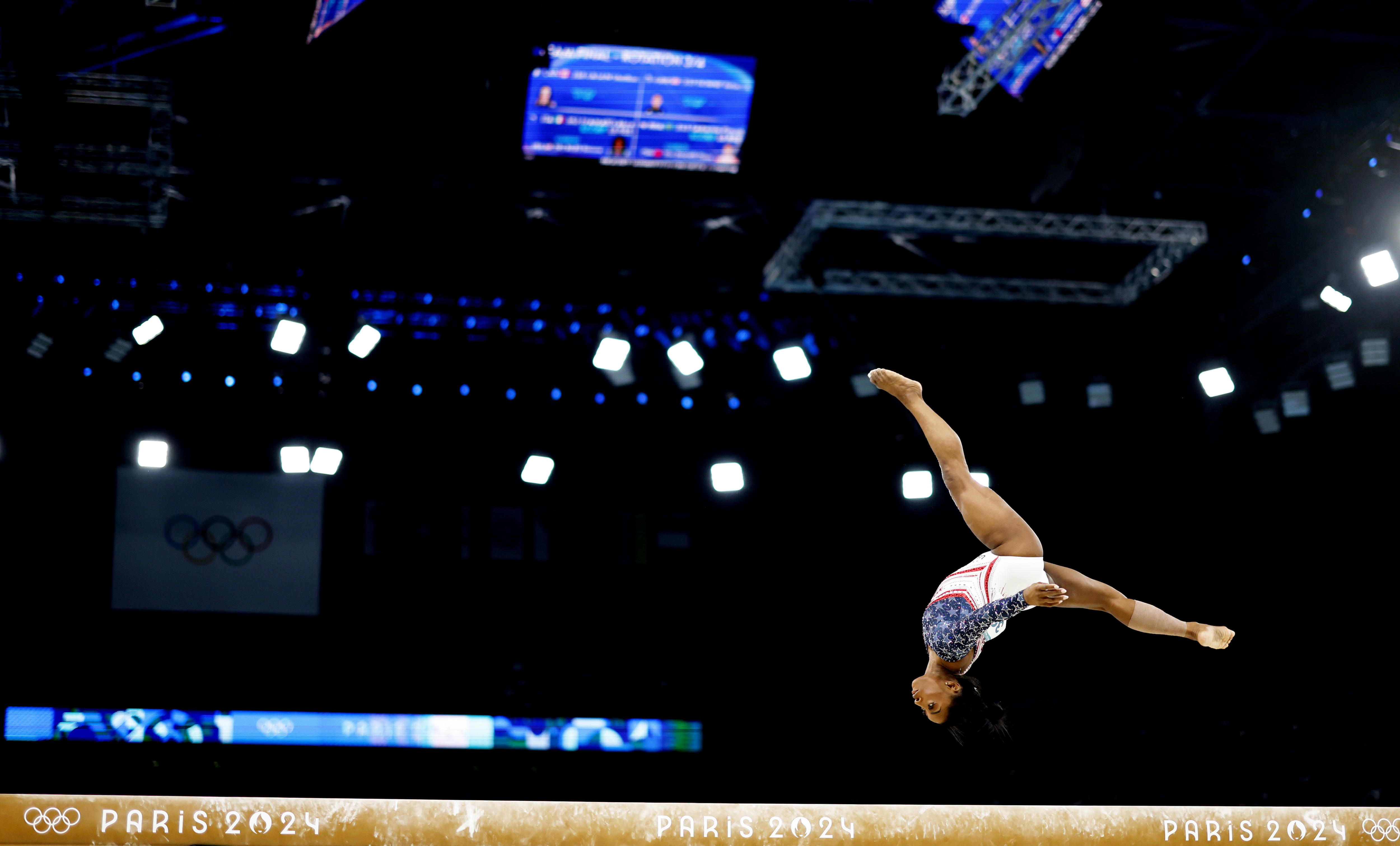 Así fue la rutina con la que Simone Biles conquistó su primer oro en París 2024