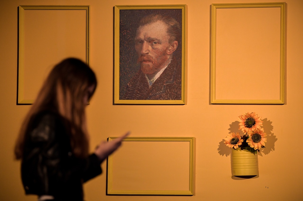 Fotografías de la exposición 'Beyond Van Gogh", que estará en Bogotá hasta el 14 de agosto.