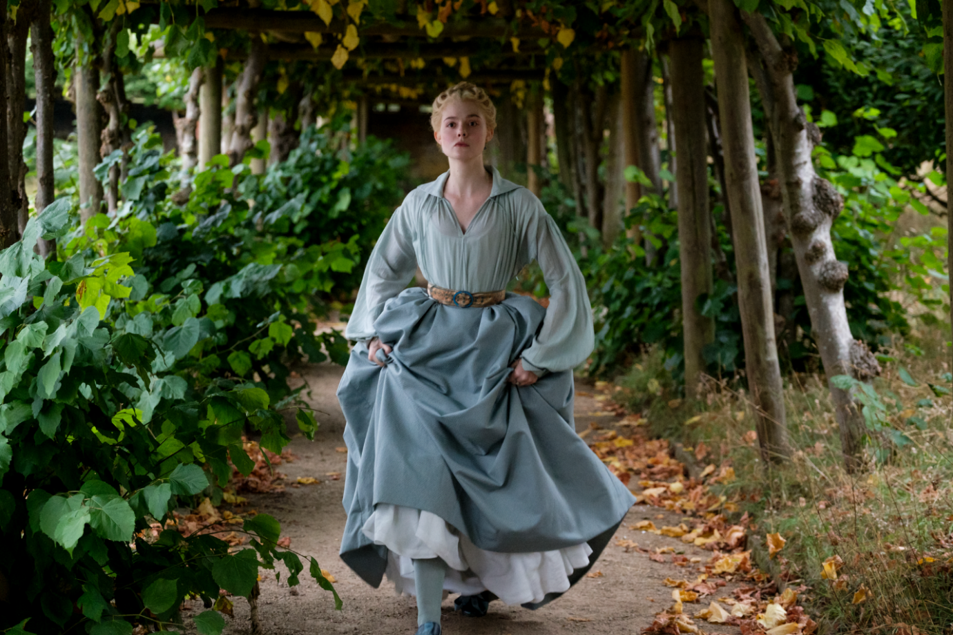 Imagen de "The Great", protagonizada por Elle Fanning.Cortesía