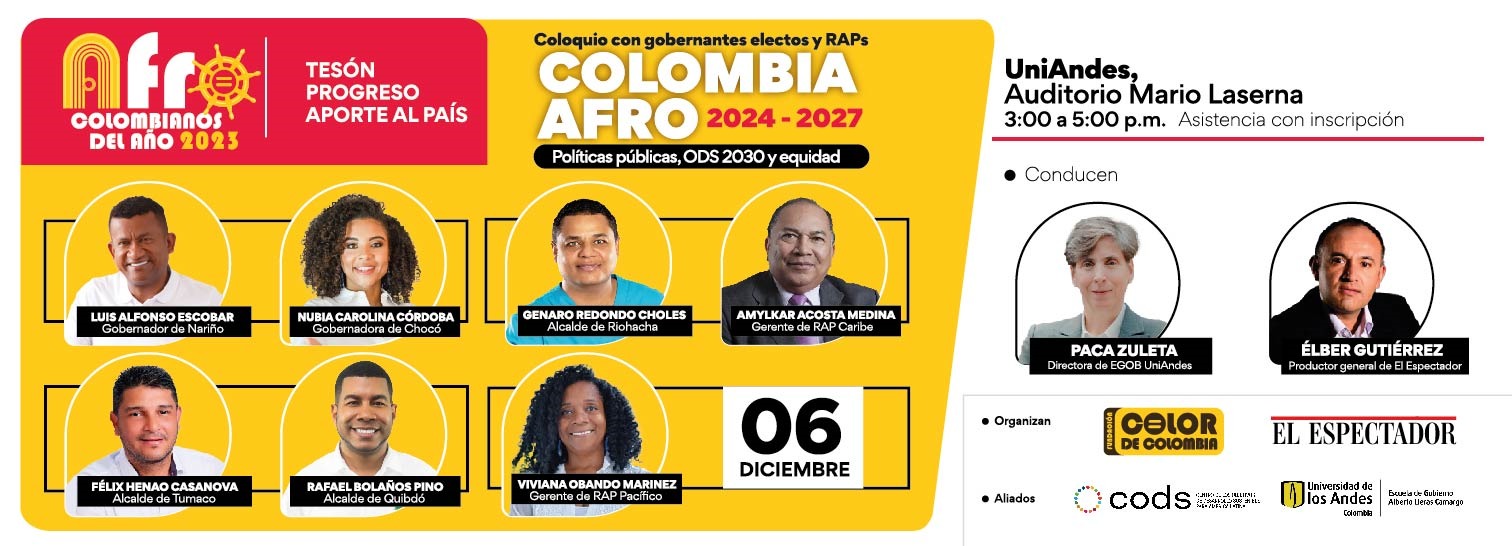 Coloquio afro sobre políticas públicas y ODS 2030 con gobernadores y alcaldes electos invitados