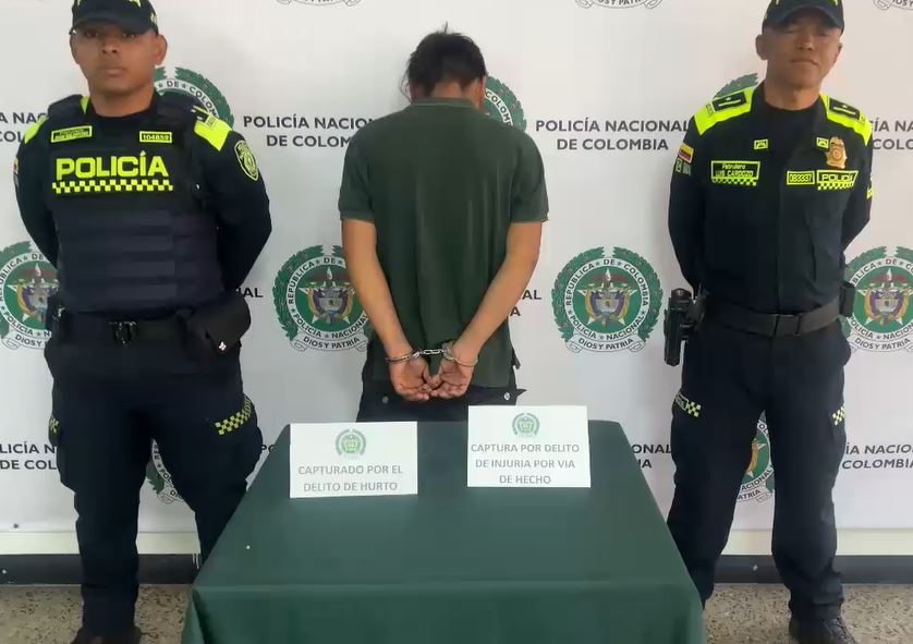 Así cayó sujeto que robó y dejó sin ropa a padre e hijo de 11 años en Bosa