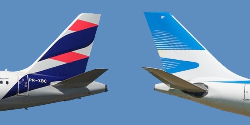 Ya están publicados los vuelos de los acuerdos de código compartido entre Aerolíneas Argentinas y algunas filiales del grupo Latam.
