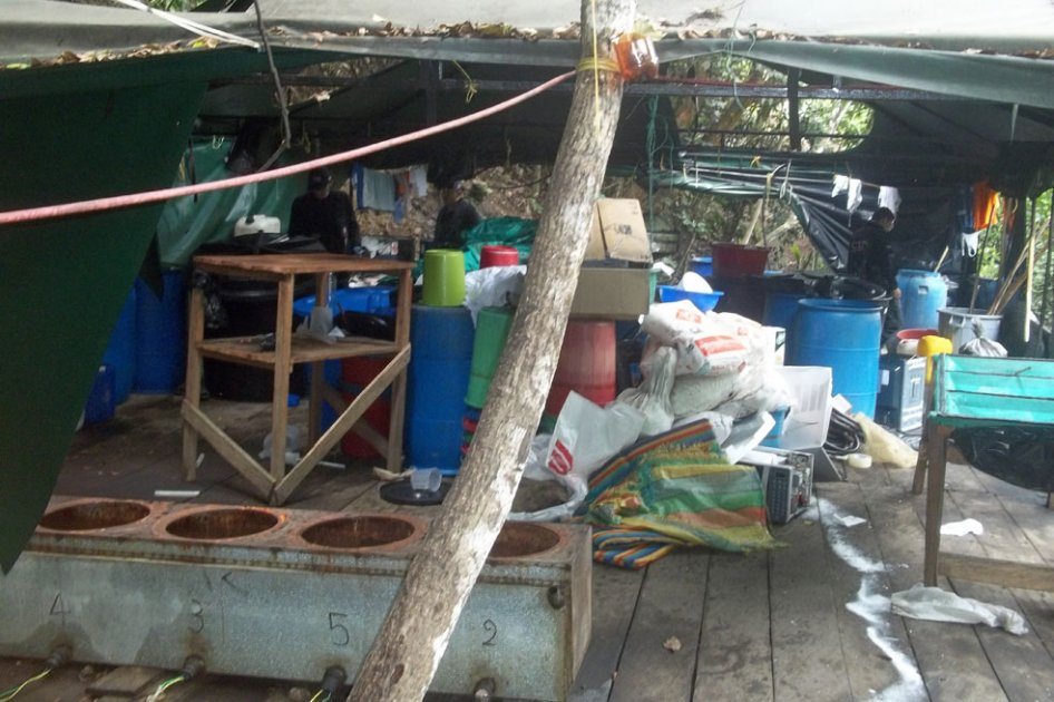 Destruyen cristalizadero con capacidad para producir 400 kilos mensuales de cocaína
