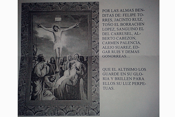 Este fue el panfleto amenazante.