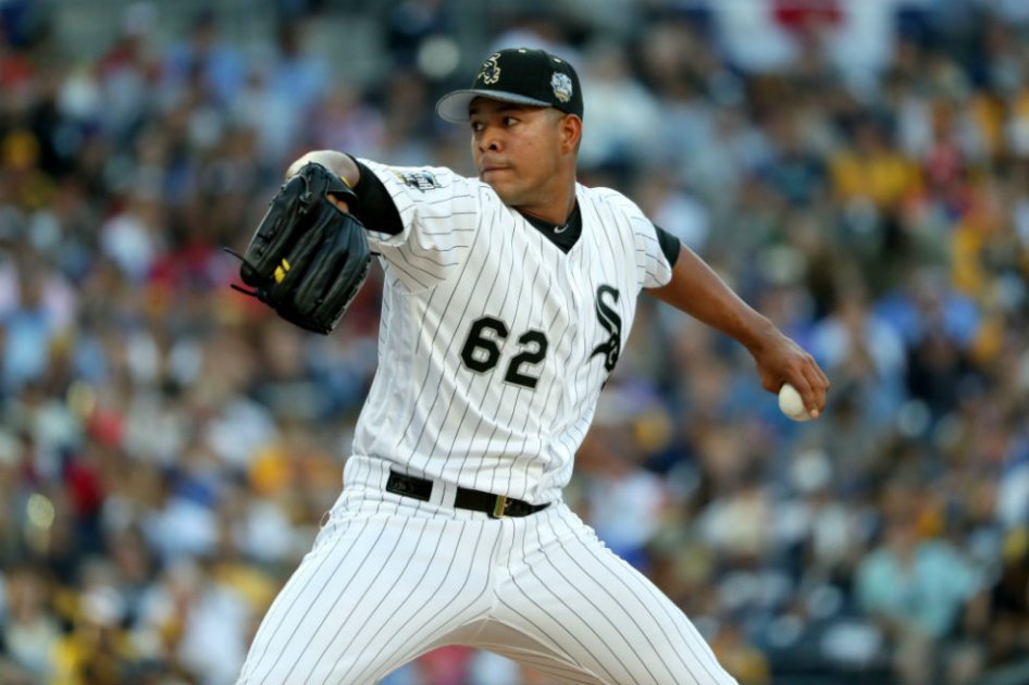 José Quintana se convirtió en el primer colombiano en lanzar en un Juego de Estrellas de las Grandes Ligas. Foto: AFP