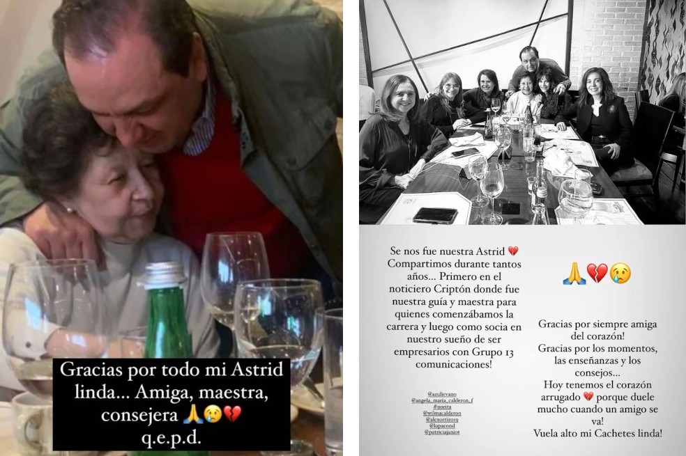 El presentador de ‘Noticias Caracol’ dedicó unas emotivas palabras lamentando el fallecimiento de la experimentada periodista, quien fue su gran amiga.