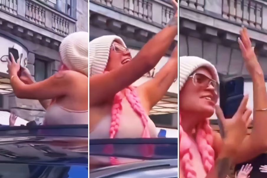 Sin palabras, así quedó un fanático cuando Karol G se le llevó el teléfono
