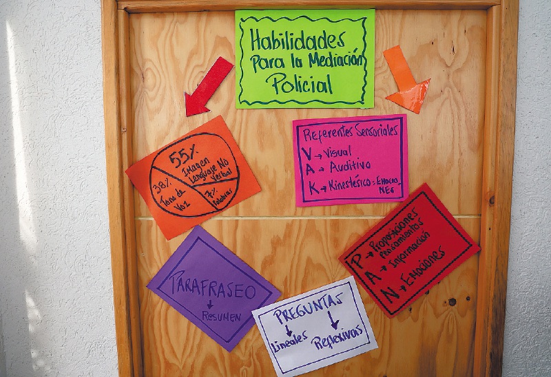 Pedagogía, centro de la mediación policial. / Sergio Cárdenas - FUPAD