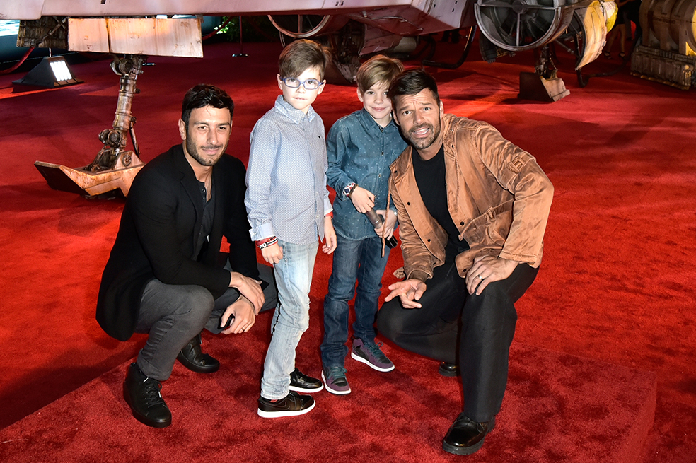 Ricky Martin y Jwan Yosef ya posan como una familia