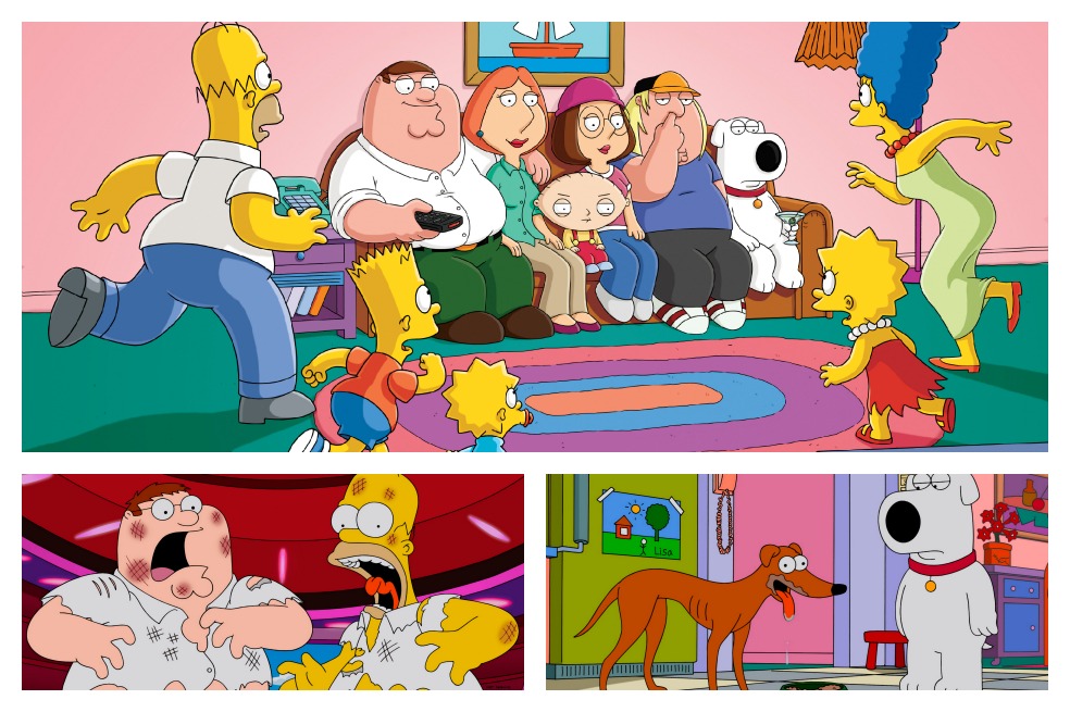 «The Simpsons Guy» se estrena en la televisión latina