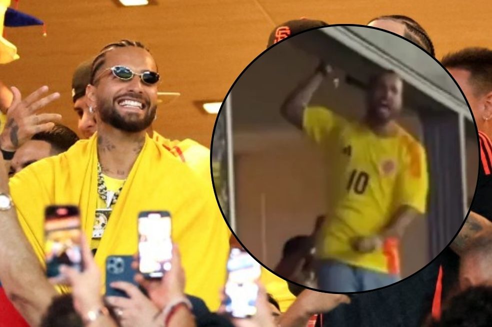 La pelea de Maluma con hinchas argentinos en la final de la Copa América: video