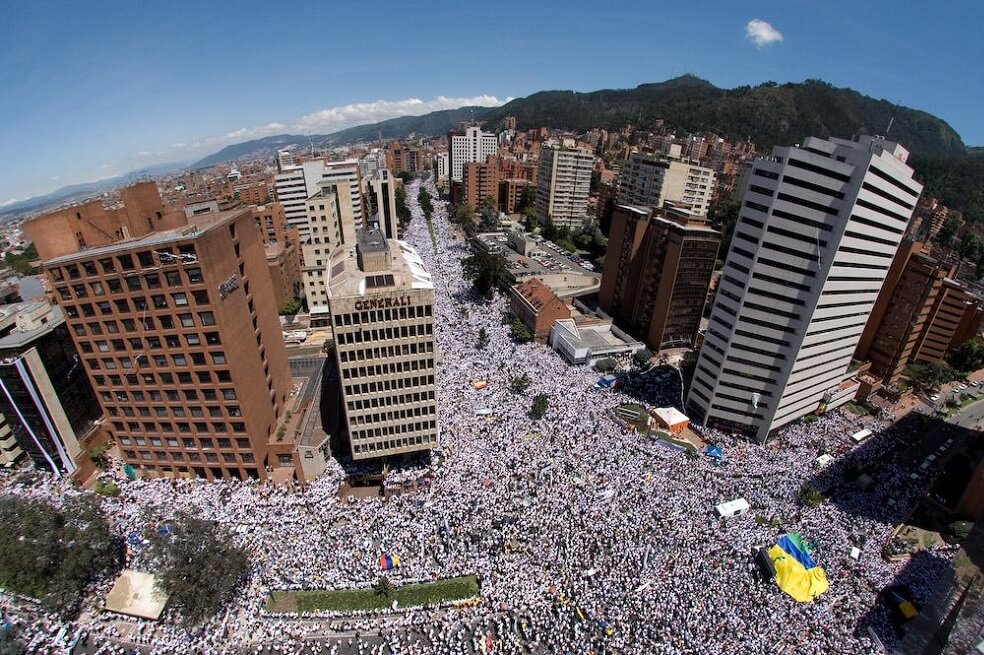Revista Semana asegura que esta fotografía fue tomada en 2008  por su fotógrafo Juan Carlos Sierra.
