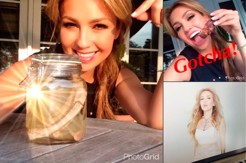 Thalía exhibe la ‘costilla que se extirpó’