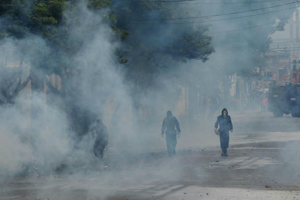 Univalle pide cárcel para encapuchados