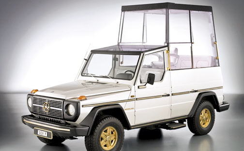 Los carros del Papa