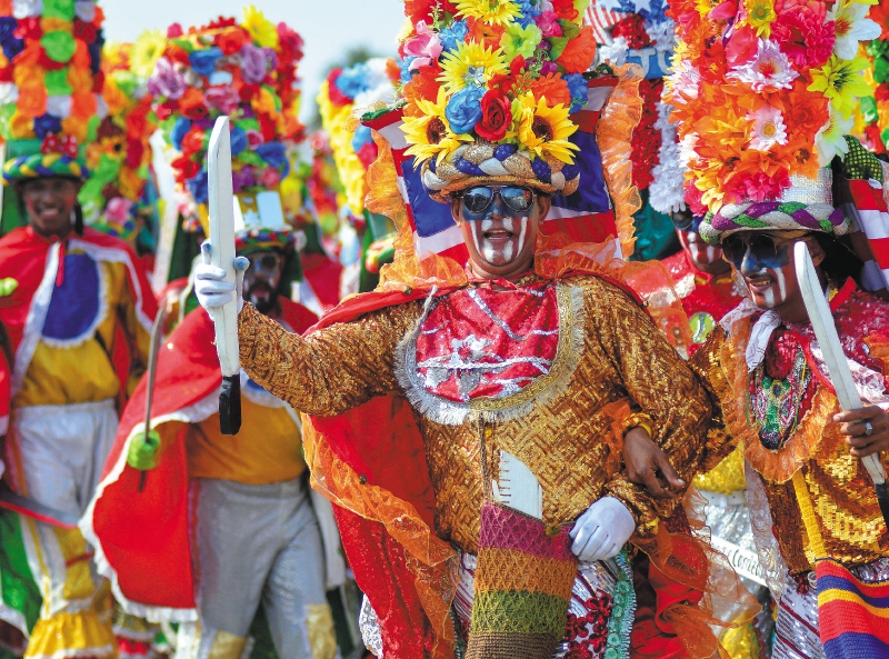 Danza de congos en el Carnaval de Barranquilla