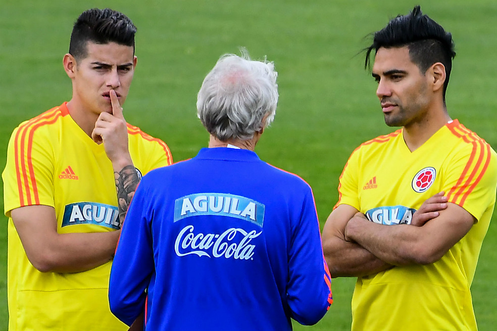James y Falcao, novedades en primer entrenamiento de Colombia con el plantel completo