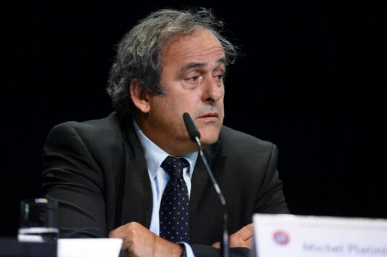 Michel Platini, candidato a la presidencia de la FIFA