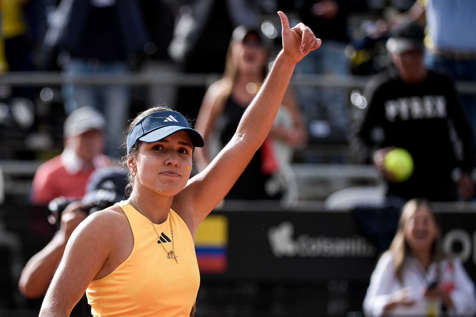 En imágenes: así fue el partido Colombia vs. Francia en la Copa Billie Jean King