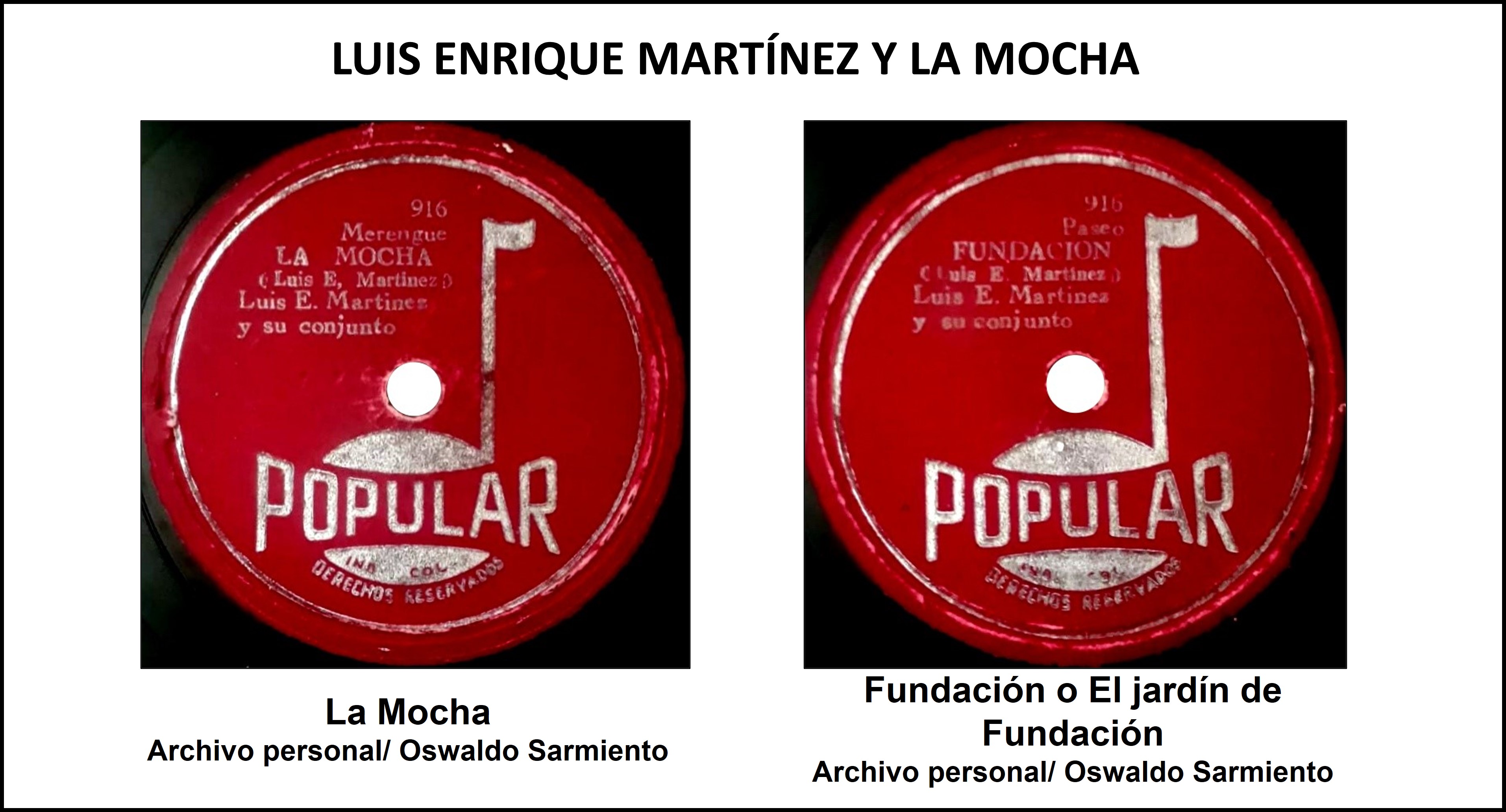 La historia de “La Mocha”, el merengue de Luis Enrique Martínez