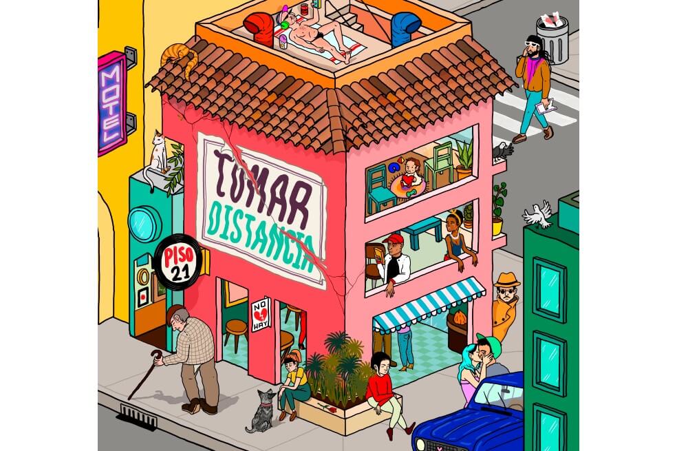 "Tomar distancia" nace de la intención de crear nueva música en medio de la contingencia que se vive en el mundo. / Cortesía
