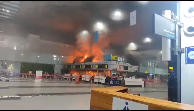 Incendio en aeropuerto de Calcuta, en India, afectó operación aérea
