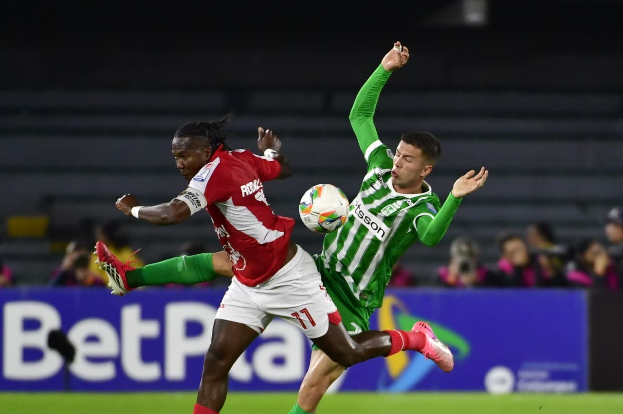 Liga BetPlay 2026: Santa Fe 1-2 Atlético Nacional