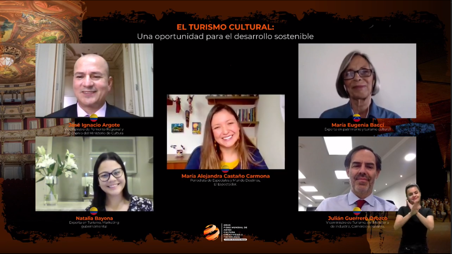 Panel “El turismo cultural: una oportunidad para el desarrollo sostenible".