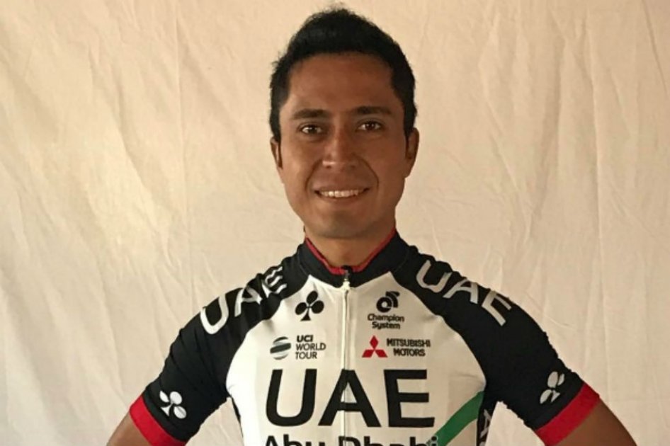 Darwin Atapuma, ciclista del UAE Abu Dhabi.