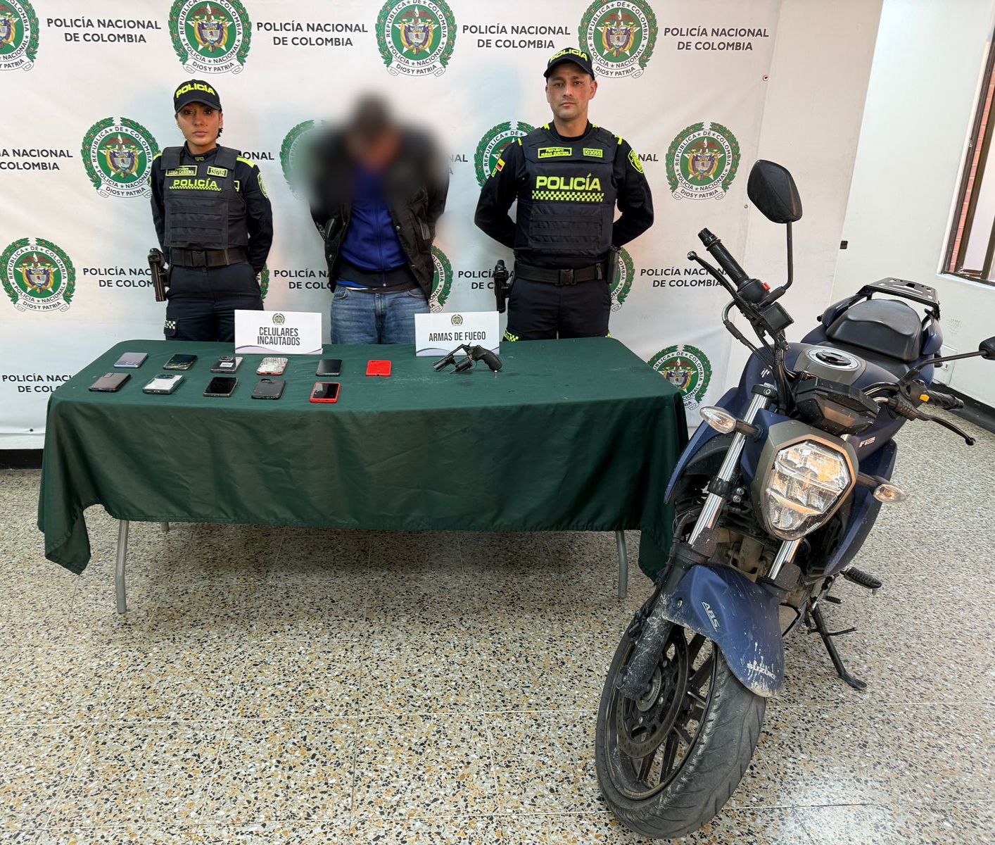 Policía capturó a motoladrón de celulares en Bosa